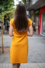 Ретро рокля с джобове - Image 3