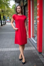 Ретро рокля с джобове