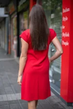 Ретро рокля с джобове - Image 3