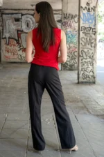 Трикотажна блуза без ръкави - Image 3