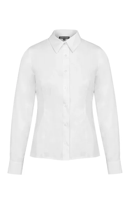 класическа дамска бяла риза
