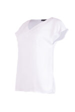 Дамска блуза с къс ръкав и шпиц деколте - Image 4