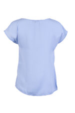 Дамска блуза с къс ръкав и шпиц деколте - Image 2