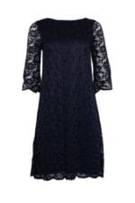 Дамска рокля от дантела с 3/4 ръкав и цип - Image 9