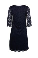 Дамска рокля от дантела с 3/4 ръкав и цип - Image 7