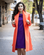 Дамска рокля с къс ръкав и малки джобчета - Image 7