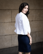 Дамски костюм от женствено късо болеро и вталена женствена рокля - Image 3