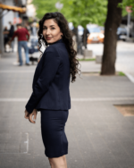 Дамски костюм от женствено късо болеро и вталена женствена рокля - Image 3