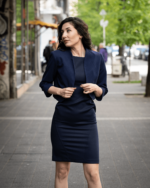 Дамски костюм от женствено късо болеро и вталена женствена рокля - Image 3