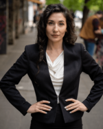 Дамски костюм от Късо болеро без ревери и класическа права пола - Image 4