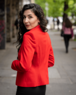 Дамски костюм от Късо болеро без ревери и класическа права пола - Image 5