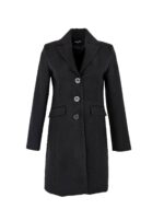 Дамско класическо вталено палто с ревери - Image 5
