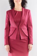 Костюм от вталено сако и женствена рокля - Image 6