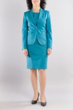 Костюм от вталено сако и женствена рокля - Image 3