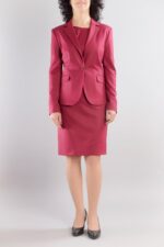 Костюм от вталено сако и женствена рокля - Image 4
