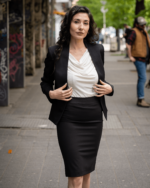 Късо болеро без ревери - Image 7