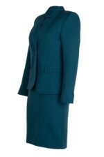 Костюм от дамско сако с едно копче и дамска рокля с V-образно деколте - Image 2