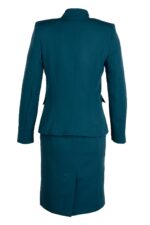 Костюм от дамско сако с едно копче и дамска рокля с V-образно деколте - Image 3