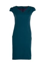 Костюм от дамско сако с едно копче и дамска рокля с V-образно деколте - Image 7