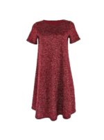 Разкроена дамска рокля с къв ръкав - Image 5