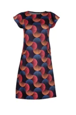 Ретро рокля с джобове и трапецовиден силует