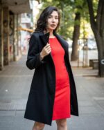 Рокля с джобове и трапецовиден силует - Image 9