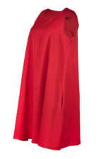 Свободна рокля с презрамки и клоширан силует - Image 5