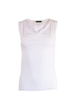 Трикотажна, дамска блуза без ръкави с гръцко деколте - Image 4