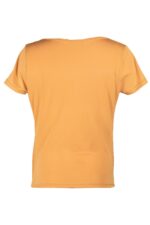 Трикотажна дамска блуза с къс ръкав и „гръцко” деколте - Image 3