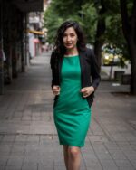Вталено сако със срязване в талията - Image 2