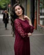 Женствена рокля от дантела - Image 3