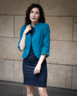 Женствено късо болеро със 7/8-ми ръкав - Image 10