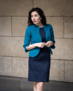 Женствено късо болеро със 7/8-ми ръкав - Image 11