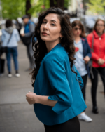 Женствено късо болеро със 7/8-ми ръкав - Image 7