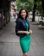 Женствено късо болеро със 7/8-ми ръкав - Image 5