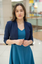 Дамска рокля с лодка деколте и А-образен силует - Image 8