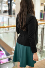 Дамска рокля с лодка деколте и А-образен силует - Image 5