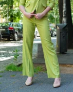 Ленен панталон с широк крачол