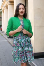 Рокля от шифон с волани - Image 3