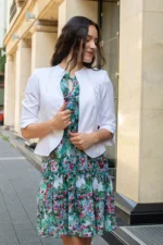 Рокля от шифон с волани - Image 4