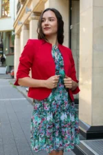 Рокля от шифон с волани - Image 5