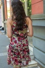 Рокля от шифон с волани - Image 2