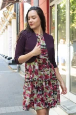 Рокля от шифон с волани - Image 3