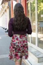 Рокля от шифон с волани - Image 4