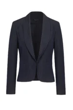 Дамски костюм от сако с шал яка и тесен панталон - Image 2