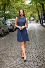 Дамска рокля с А-силует