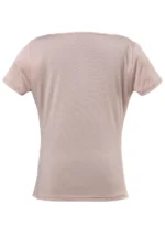 Трикотажна дамска блуза с къс ръкав и „гръцко” деколте - Image 3