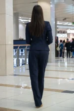 Дамско сако, тъмносиньо райе - Image 4