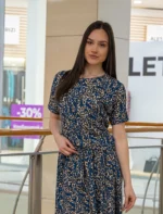 Дамска блуза с къс ръкав