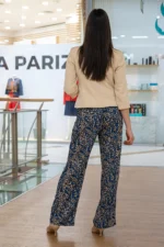 Широк дамски панталон с ластик - Image 2